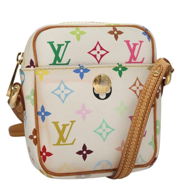 LOUIS VUITTON Monogram Multicolor Lift Shoulder Bag White M40055 - Picture 1 of 16